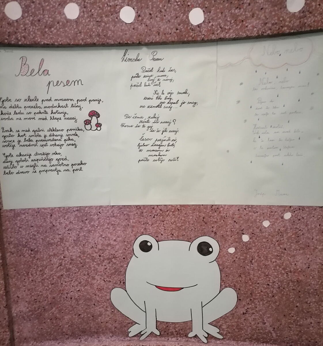 Teden pisanja z roko - test - Ekonomska šola Ljubljana