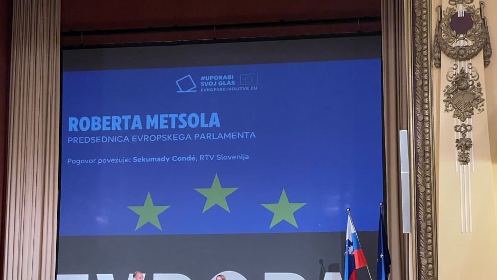 Javna tribuna z Roberto Metsola, predsednico Evropskega parlamenta - naslovna - Ekonomska šola Ljubljana