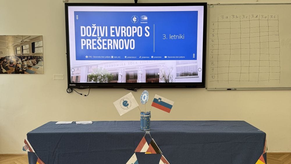 Dan Evrope in filmski večer - naslovnica 1 - Ekonomska šola Ljubljana