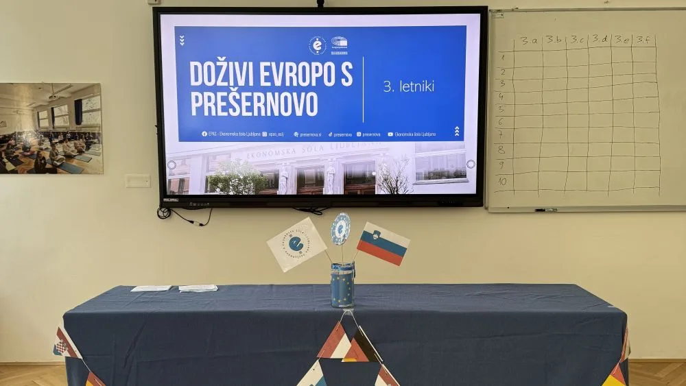 Dan Evrope in filmski večer - naslovnica 1 - Ekonomska šola Ljubljana