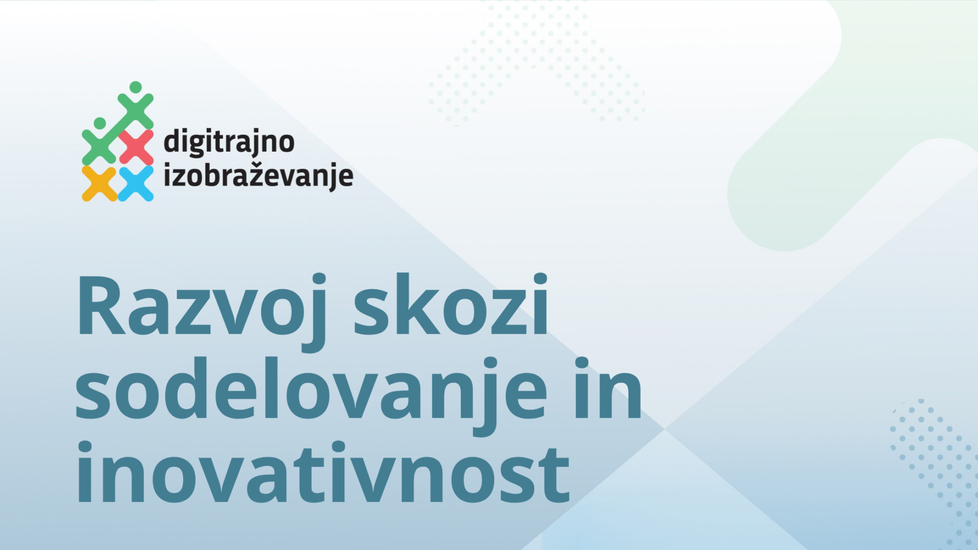 Pridobitev opreme v projektu Digitalizacija izobraževanja na ravni osnovnih šol, srednjih šol in izobraževanja odraslih - 3 Razvoj skozi sodelovanje in inovativnost naslovna - Ekonomska šola Ljubljana